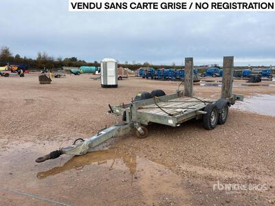 2013 ECIM F350D 3500 kg Tri/A Remorque Apparatuur aanhangwagen