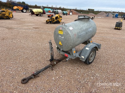 2013 Hubiere H111T 1000 L S/A Citerne A Eau Aanhangwagen watertank