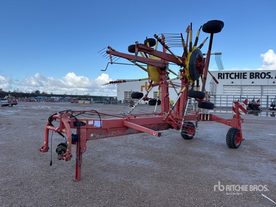 Pottinger Eurotop 881 8 m Semi-Mount 2 Rotor Andainneur Hay Rake