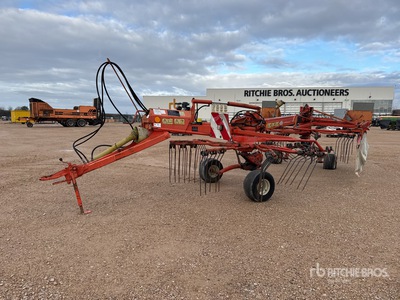 2000 Kuhn GA6000 6 m Semi-Mount 2 Rotor Andaineur Hay Rake