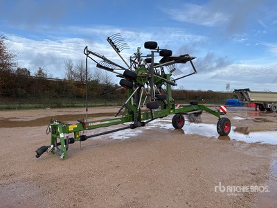 2022 AGCO Fendt Former 1603 7 m Semi-Mount 2 Rotor Andaineur Hay Rake