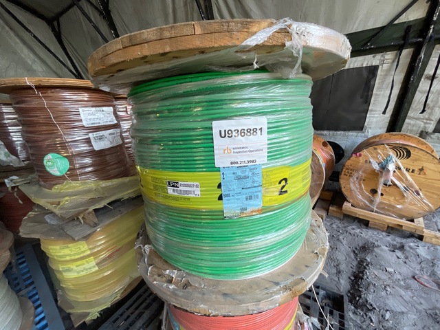 Encore 2 AWG x 5000 ft Insulated Copper Wire Roll (Unused) Encore 2 AWG x 5000 ft Insulated Copper Wire Roll (Unused)