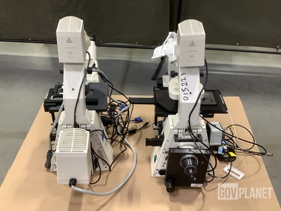 (1) Zeiss Axiovert 200 Microscope & (1) Zeiss Axiovert 200M Microscope