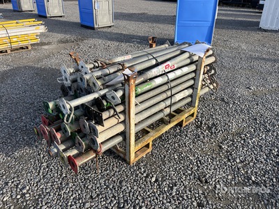 Quantity of (8) Hunnebeck A410 (2,24-4,0m) Steel Prop