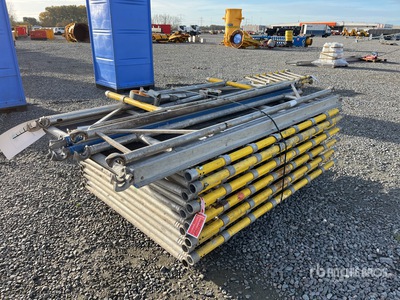 Quantity of (3) INSTANT UPRIGHT SPAN 300 Guardrail Bracing Frame 2.5M Scaffolding