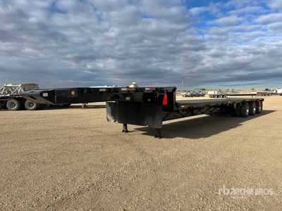 2009 Doepker 53 ft Tri/A 53 ft Extendable Single Drop Step Deck Trailer