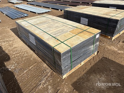 Quantity of (100) 2025 3.ft 6 in x 7 ft 6 Gauge Wire Mesh (Unused)