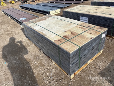 Quantity of (100) 2025 3.ft 6 in x 7 ft 6 Gauge Wire Mesh (Unused)