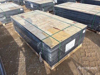 Quantity of (100) 2025 3.ft 6 in x 7 ft 6 Gauge Wire Mesh (Unused)