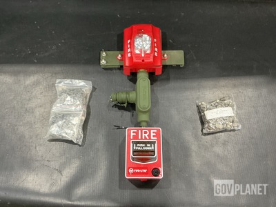 (3) Fire Alarms, (1,515) Hex Screws, (1) Lot of Screws & Assorted Items