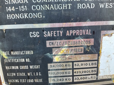 20 ft Standard Lagercontainer