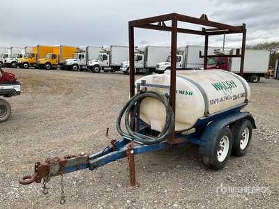 T/A Water tank mounted on T/A trailer