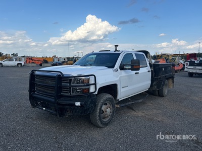2015 Chevrolet Silverado 3500HD 4x4 Crew Cab Camión Caja Abierta