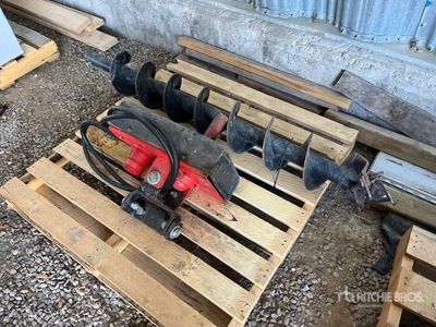 9 in X 5 ft Hydraulic Post Hole Auger