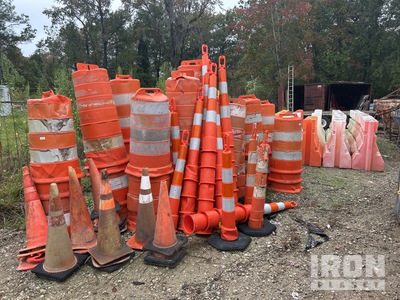 Quantity of Traffic Barriers and Signs