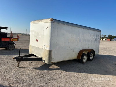 2016 Lark VT716TA 16 ft T/A Enclosed Trailer