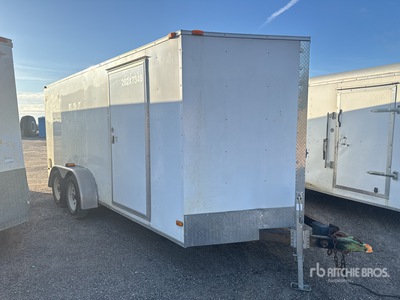 2017 Covered Wagon CW7X16TA2 18 ft T/A Enclosed Trailer