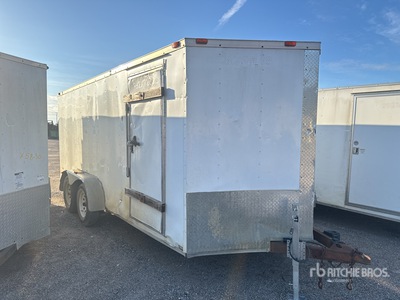 2016 Trailer SS716TA 18 ft T/A Enclosed Trailer