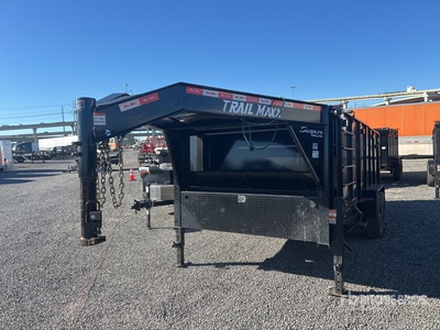 2024 Trailmaxx DTG27-16'4 16 ft T/A Dump Utility Trailer