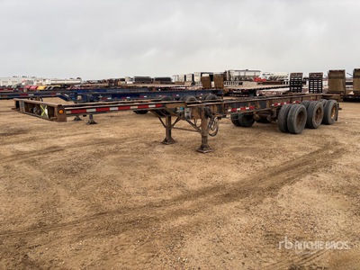 1999 Transtech 40 ft Tri/A Extendable Container Trailer