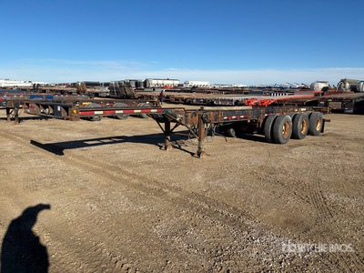 1999 Transtech Tri/A Extendable 40 ft - 53 ft Container Trailer