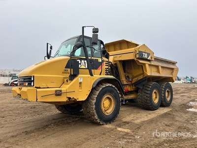 2014 Cat 730EJ Ejector Articulated Dump Truck
