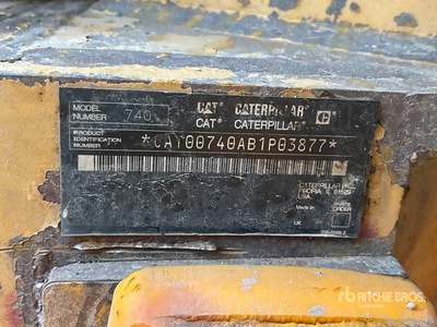 2008 Cat 740 Articulated Dump Truck (Inoperable)