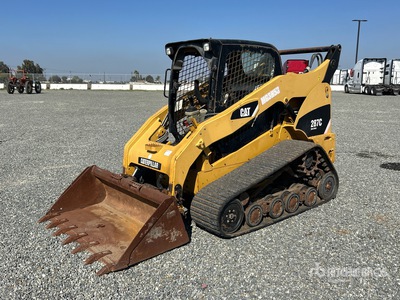 2009 Cat 287C Two-Speed Chargeuse sur rails compacte