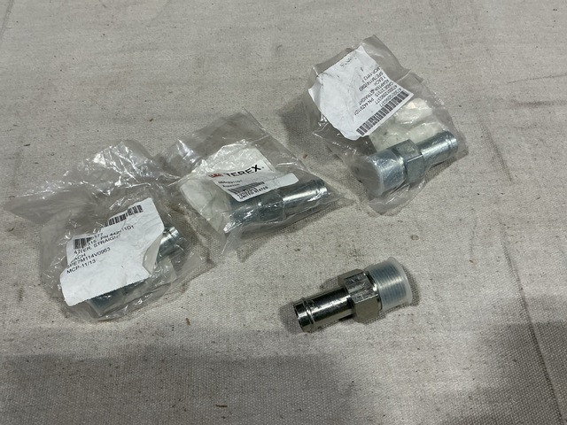 (429) Terex 12022013 Pipe to Hose Straight Adapters (429) Terex 12022013 Pipe to Hose Straight Adapters