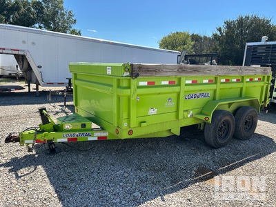 2022 Load Trail 14 ft T/A Dump Utility Trailer