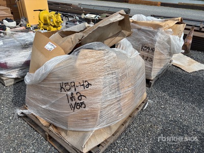 Quantity of (2) Pallets of 1/2 in x 600 ft Nylon Rope