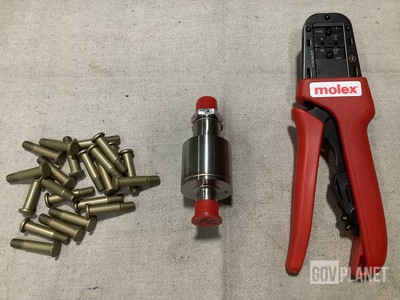 (1) Pressure Switch, (2) Crimping Tools, (322) Pin-Rivets & Assorted Items