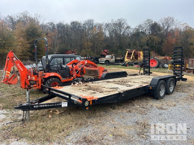 2022 Gatormade 20 ft T/A Remolque Portamaquinaria