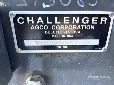 2010 Challenger MT865C Track Tractor