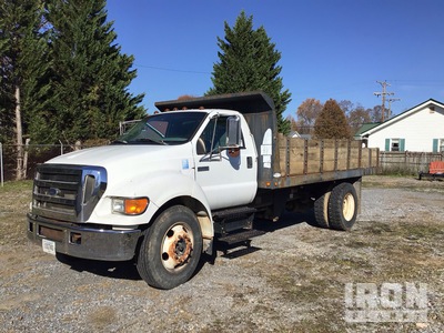 2005 Ford F-650 XL Super Duty XL 4x2 Flatbed Dump Truck