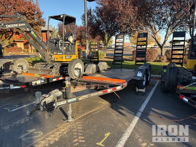 2018 MMDI 510CMPH 10 ft T/A Equipment Trailer