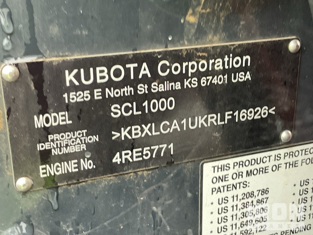 MINI CARGADOR SOBRE ORUGAS COMPACTO 2024 KUBOTA SCL1000MINI