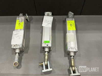 (3) Festo DNC-80-250-PPV-A-S6 ISO Cylinders