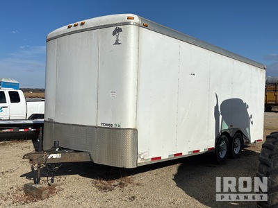 2012 Atlas AA8520TA3 20 ft T/A Kastenanhänger