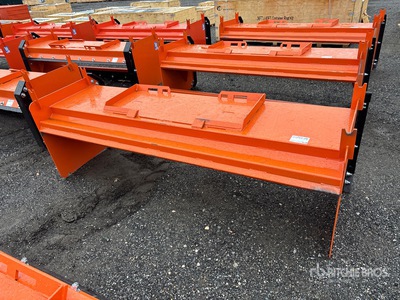 2025 Kit Containers QT-SP-8-23-PB 92 in Skid Steer Snow Pusher