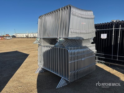 Quantity of (80) 7 ft Barrier