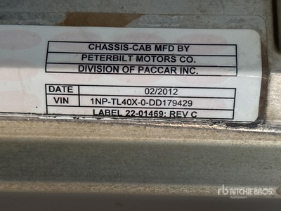 2013 Peterbilt 367 3- Achs Sattelzugmaschine mit Schlafkabine