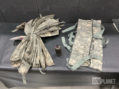 (24) Spare Barrel Cases, (1) Artillery Cleaning Brush & Assorted Items