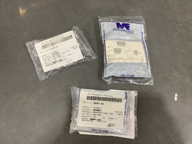(250) Monogram Aerospace Fasteners 4501688614 Jo-Bolts (250) Monogram Aerospace Fasteners 4501688614 Jo-Bolts