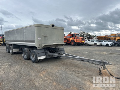 2008 TES 7.1 m Quad/A Remolque banera