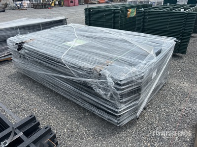 Quantity of (22) 2025 F10 10 ft x 7 ft Wrought Iron Fencing (Unused)
