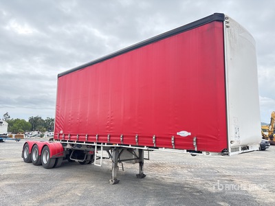 2016 MaxiTrans 7.2 m Tri/A B-Double Lead Curtain Side Trailer