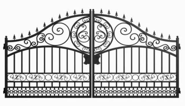 Greatbear Wrought Iron Driveway Gate (Unused) Greatbear Wrought Iron Driveway Gate (Unused)