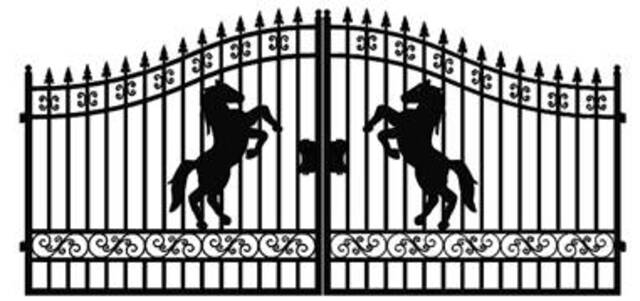 Greatbear Wrought Iron Driveway Gate (Unused) Greatbear Wrought Iron Driveway Gate (Unused)