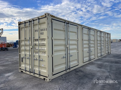 2025 40 ft High Cube Multi-Door Storage Container